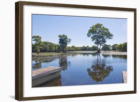 Lagoon in Front of Pousada Rio Mutum, Mato Grosso, Brazil-Guido Cozzi-Framed Photographic Print