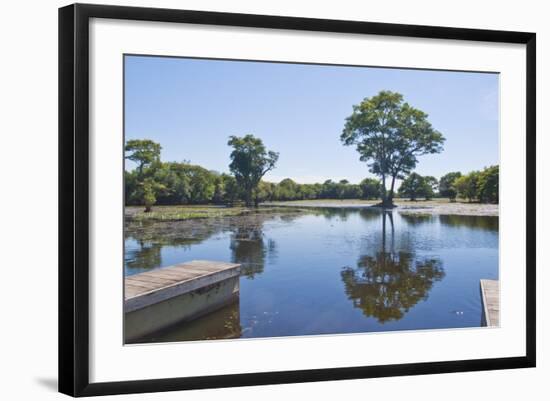 Lagoon in Front of Pousada Rio Mutum, Mato Grosso, Brazil-Guido Cozzi-Framed Photographic Print