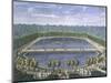 Lagoon in the Garden of Versailles-Ferdinand Delamonce-Mounted Giclee Print