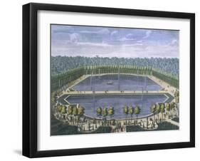 Lagoon in the Garden of Versailles-Ferdinand Delamonce-Framed Giclee Print