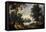Lagoon Landscape, 17th century,-Sebastian Vrancx-Framed Stretched Canvas