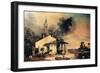 Lagoon Landscape-Canaletto-Framed Art Print