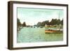 Lagoon. Lincoln Park, Chicago, Illinois-null-Framed Art Print