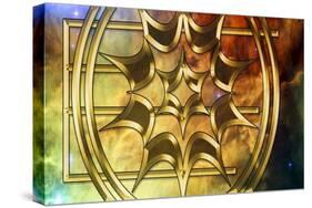 Lagoon Nebula-Art Deco Designs-Stretched Canvas