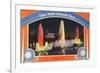 Lagoon of Nations at Night, New York World's Fair, 1939-null-Framed Premium Giclee Print