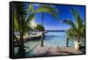 Lagoon View Aruba-George Oze-Framed Stretched Canvas