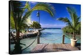 Lagoon View Aruba-George Oze-Stretched Canvas