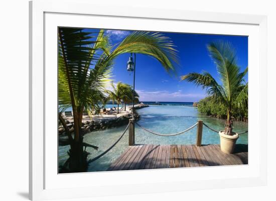 Lagoon View Aruba-George Oze-Framed Photographic Print