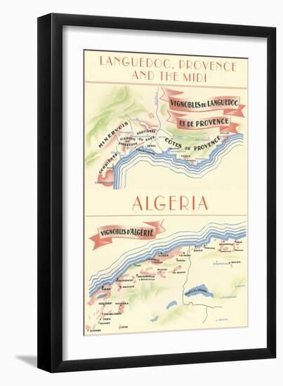 Laguedoc, Provence and the Midi Wine Country-null-Framed Art Print