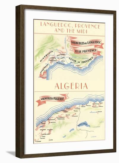 Laguedoc, Provence and the Midi Wine Country-null-Framed Art Print