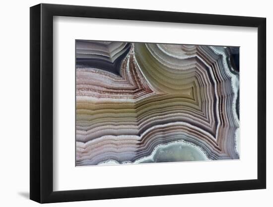 Laguna Banded Agate, Quartzsite, AZ-Darrell Gulin-Framed Photographic Print