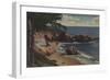 Laguna Beach, CA - Sheltered Cove on Coast-Lantern Press-Framed Art Print