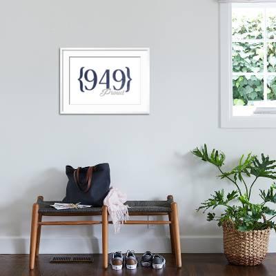 Laguna Beach California 949 Area Code Blue Poster Lantern Press Allposters Com