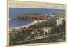 Laguna Beach, California - Aerial of Emerald Bay-Lantern Press-Mounted Premium Giclee Print