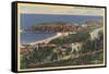 Laguna Beach, California - Aerial of Emerald Bay-Lantern Press-Framed Stretched Canvas