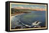 Laguna Beach, California - Aerial of the Coves Along the Coast-Lantern Press-Framed Stretched Canvas