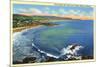 Laguna Beach, California, Aerial View of the Coves along the Coast-Lantern Press-Mounted Premium Giclee Print