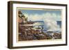 Laguna Beach, California - View of a Typical Shoreline-Lantern Press-Framed Art Print