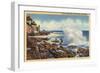 Laguna Beach, California - View of a Typical Shoreline-Lantern Press-Framed Art Print