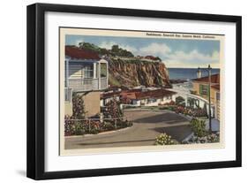 Laguna Beach, California - View of Emerald Bay & Residences-Lantern Press-Framed Art Print