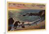 Laguna Beach, California - View of Wood's Cove-Lantern Press-Framed Art Print