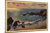 Laguna Beach, California - View of Wood's Cove-Lantern Press-Mounted Art Print