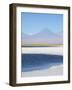 Laguna Cejar with the Licancabur Volcano-Alex Saberi-Framed Photographic Print