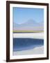 Laguna Cejar with the Licancabur Volcano-Alex Saberi-Framed Photographic Print