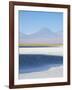 Laguna Cejar with the Licancabur Volcano-Alex Saberi-Framed Photographic Print