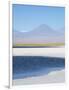 Laguna Cejar with the Licancabur Volcano-Alex Saberi-Framed Photographic Print