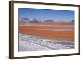 Laguna Colorada (Red Lagoon) Encrusted-Kim Walker-Framed Photographic Print