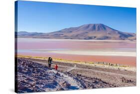 Laguna Colorada, Reserva Nacional De Fauna Andina Eduardo Avaroa, Los Lipez, Bolivia-Elzbieta Sekowska-Stretched Canvas