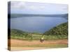 Laguna De Apoyo, a 200 Meter Deep Volcanic Crater Lake Set in a Nature Reserve, Catarina, Nicaragua-Wendy Connett-Stretched Canvas
