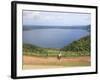 Laguna De Apoyo, a 200 Meter Deep Volcanic Crater Lake Set in a Nature Reserve, Catarina, Nicaragua-Wendy Connett-Framed Photographic Print