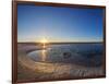 Laguna Piedra at sunset, Salar de Atacama, Antofagasta Region, Chile, South America-Karol Kozlowski-Framed Photographic Print