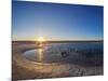 Laguna Piedra at sunset, Salar de Atacama, Antofagasta Region, Chile, South America-Karol Kozlowski-Mounted Photographic Print