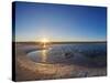 Laguna Piedra at sunset, Salar de Atacama, Antofagasta Region, Chile, South America-Karol Kozlowski-Stretched Canvas