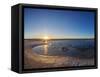 Laguna Piedra at sunset, Salar de Atacama, Antofagasta Region, Chile, South America-Karol Kozlowski-Framed Stretched Canvas