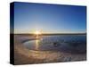 Laguna Piedra at sunset, Salar de Atacama, Antofagasta Region, Chile, South America-Karol Kozlowski-Stretched Canvas