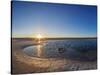 Laguna Piedra at sunset, Salar de Atacama, Antofagasta Region, Chile, South America-Karol Kozlowski-Stretched Canvas