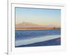 Laguna Piedra at sunset, Salar de Atacama, Antofagasta Region, Chile, South America-Karol Kozlowski-Framed Photographic Print