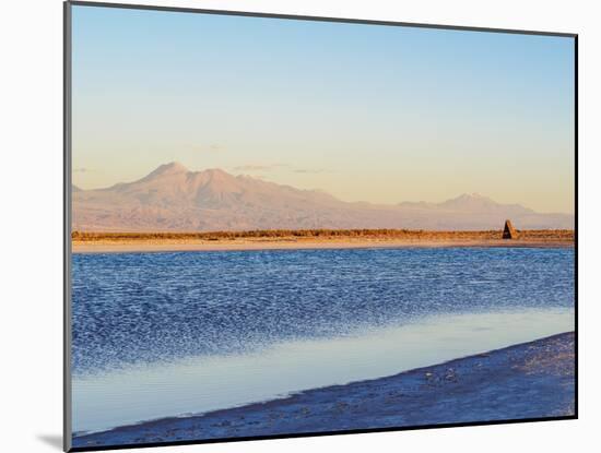 Laguna Piedra at sunset, Salar de Atacama, Antofagasta Region, Chile, South America-Karol Kozlowski-Mounted Photographic Print