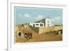 Laguna Pueblo, New Mexico - View of the Church-Lantern Press-Framed Art Print