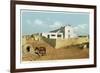 Laguna Pueblo, New Mexico - View of the Church-Lantern Press-Framed Art Print