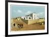 Laguna Pueblo, New Mexico - View of the Church-Lantern Press-Framed Art Print