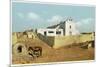 Laguna Pueblo, New Mexico - View of the Church-Lantern Press-Mounted Art Print