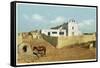 Laguna Pueblo, New Mexico - View of the Church-Lantern Press-Framed Stretched Canvas