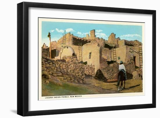 Laguna Pueblo, New Mexico-null-Framed Art Print