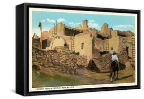 Laguna Pueblo, New Mexico-null-Framed Stretched Canvas