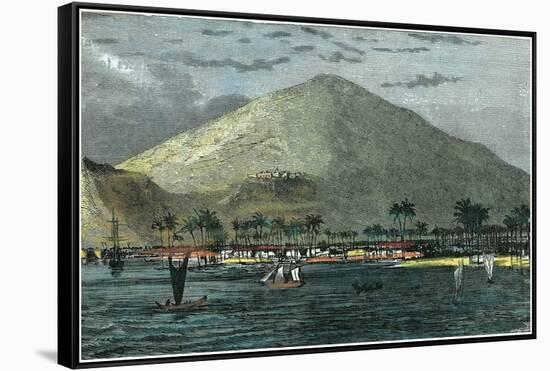 Lahaina, Maui, Hawaii, C1880-null-Framed Stretched Canvas